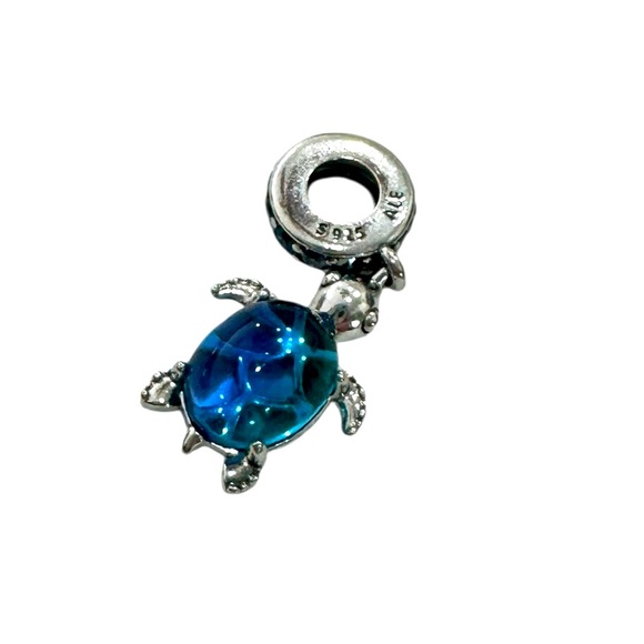 Pandora Dangle Murano Glass Sea Turtle - Picture 5 of 8